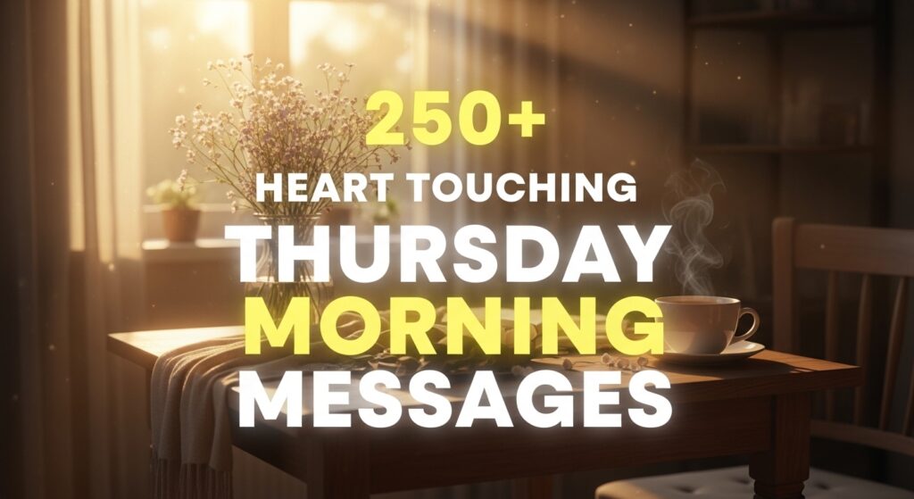 250+ Heart Touching Thursday Morning Messages