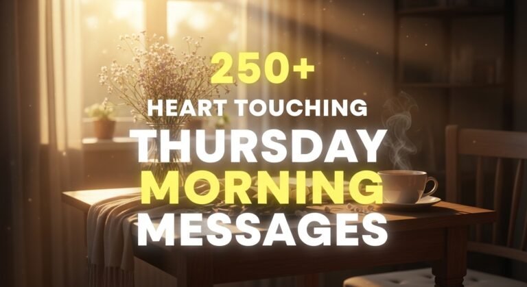 Thursday morning messages