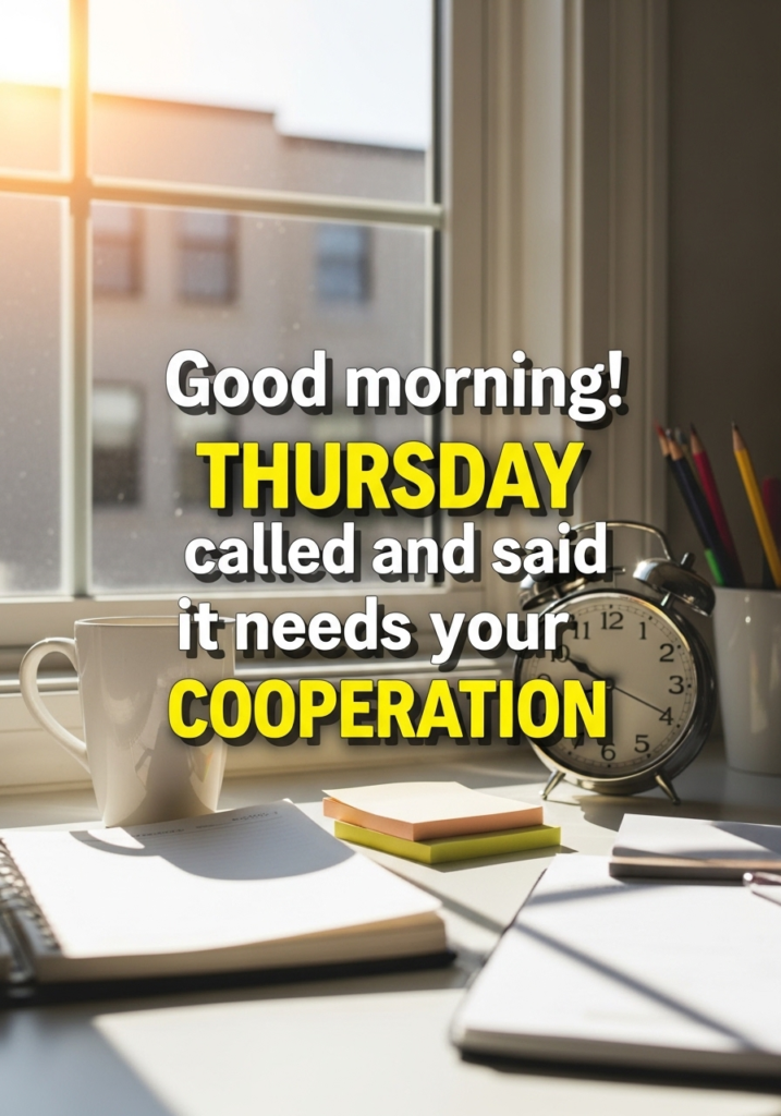 Funny Thursday Morning Messages