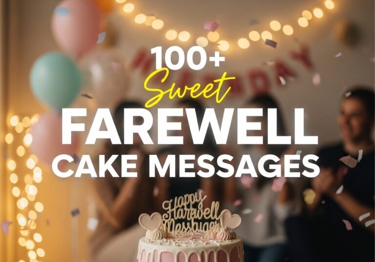 Farewell Cale Messages