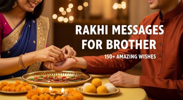Rakhi messages for brother