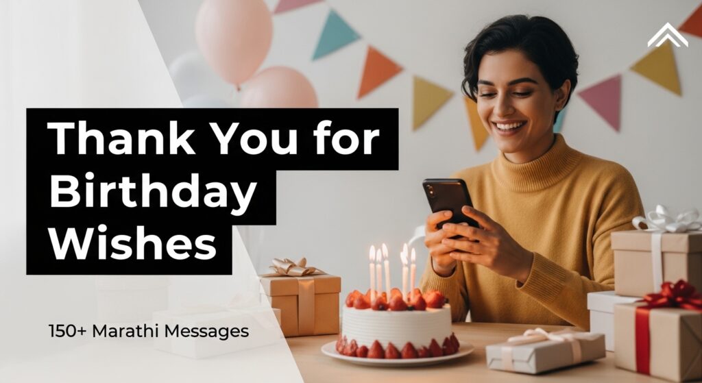 150+ Thank You Message for Birthday Wishes in Marathi