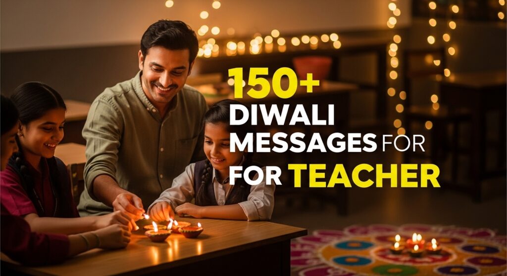 150+ Heartfelt Diwali Message for Teacher