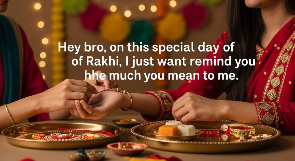 best rakhi message for brother