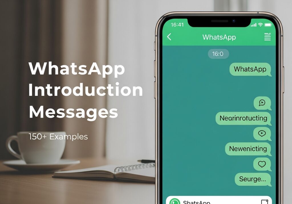 150+ Beautiful WhatsApp Introduction Messages