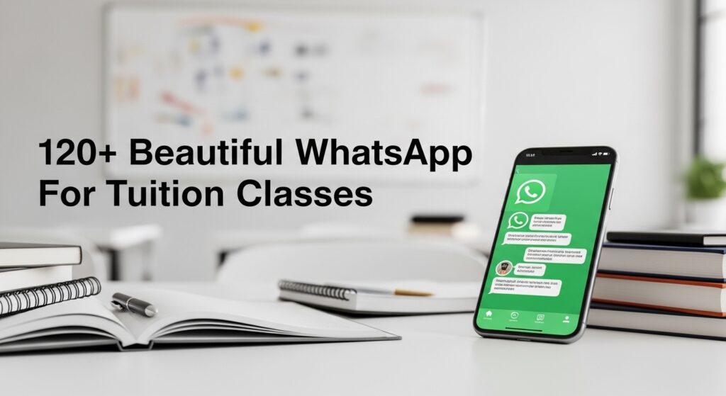 120+ Beautiful WhatsApp Message For Tuition Classes