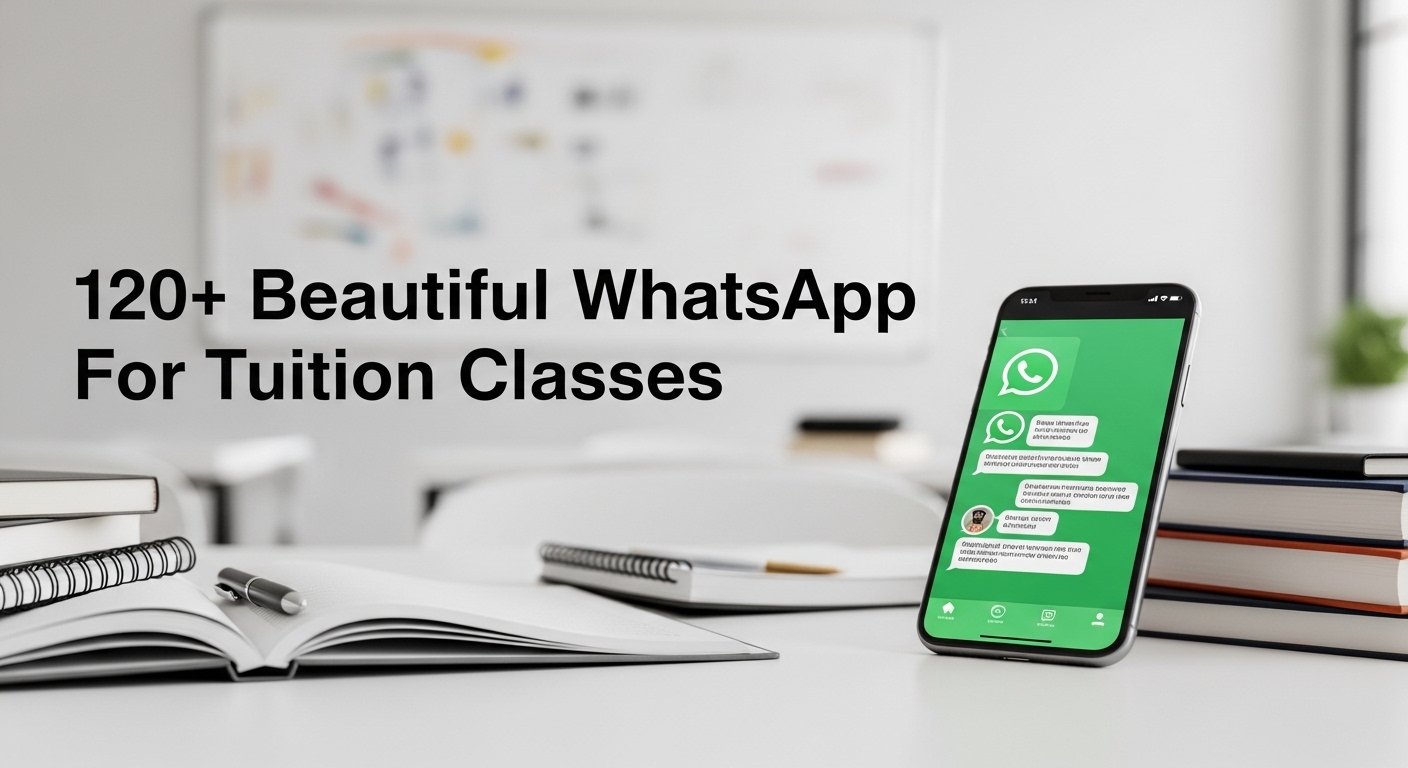WhatsApp messages for tuition classes