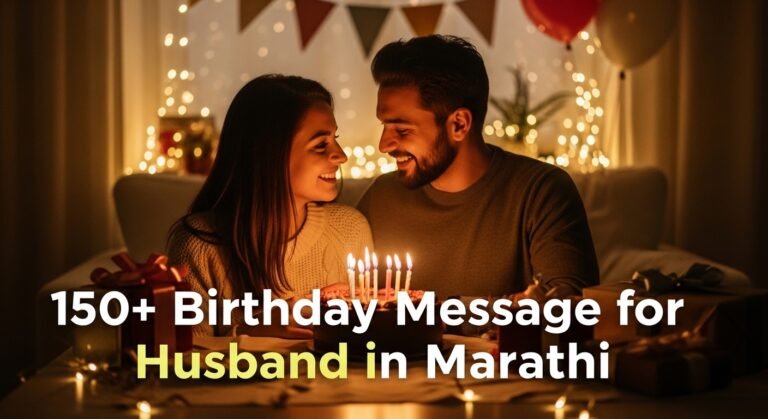 Birthday Messages for Husband in Marathi