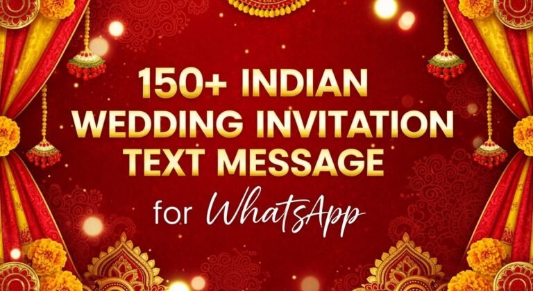 Indian wedding invitation text messages for whatsapp