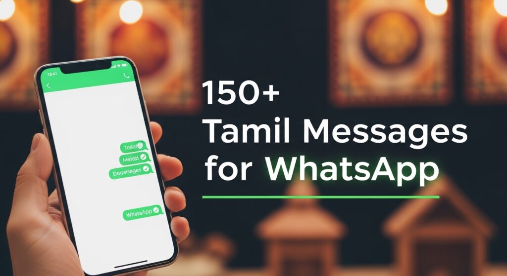150+ Tamil Messages for WhatsApp