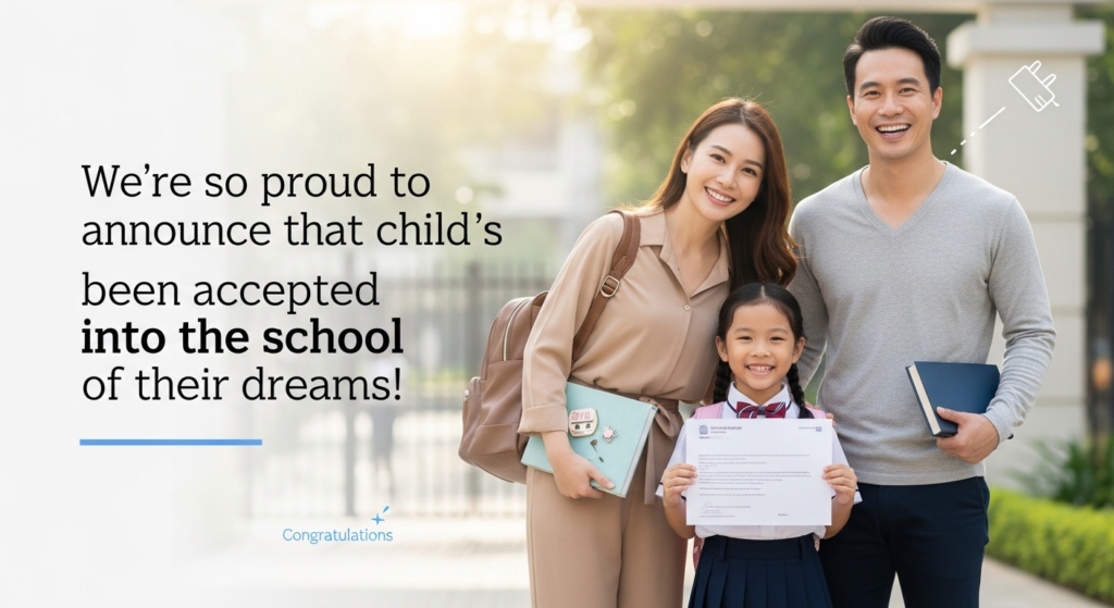 Best Admission Message for Parents