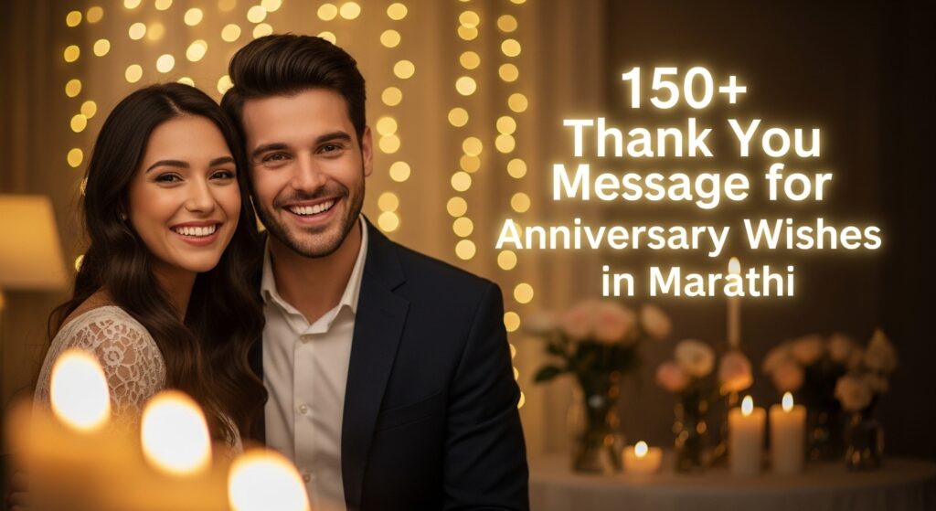 150+ Thank You Message for Anniversary Wishes in Marathi