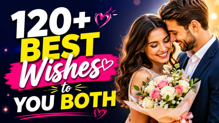 best wishes for you both