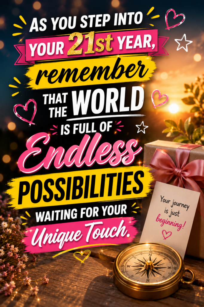 Proud & Inspirational 21st Birthday Message To Daughter From Mother