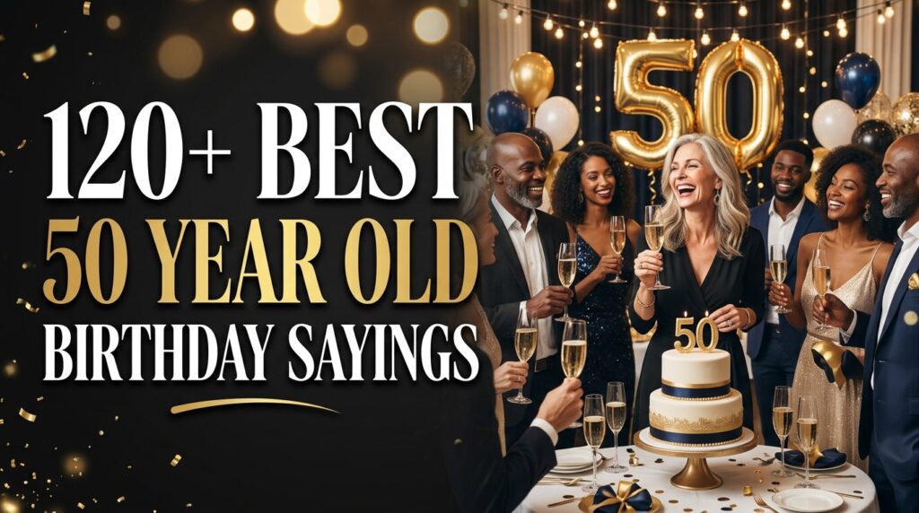 120+ Best 50 Year Old Birthday Sayings