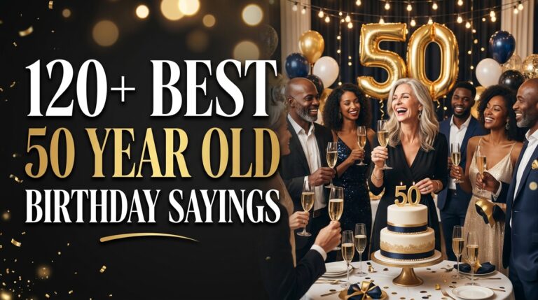 120+ Best 50 Year Old Birthday Sayings
