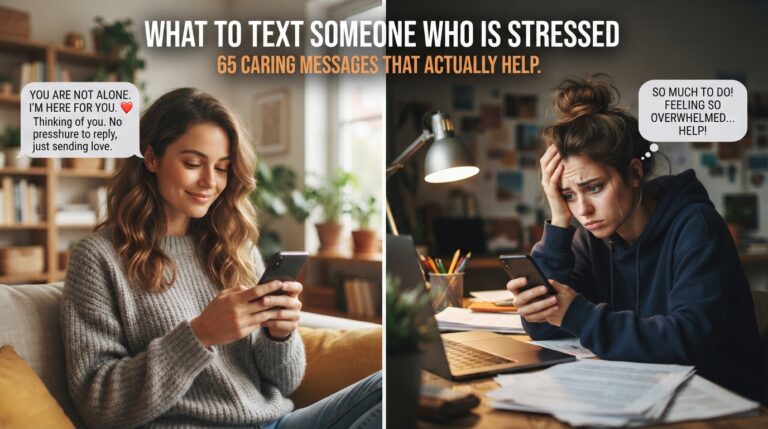 What to Text Someone Who Is Stressed: 65 Caring Messages That Actually Help