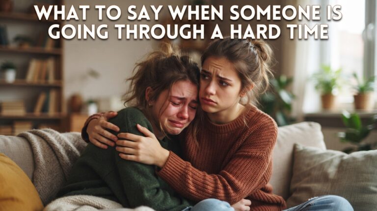 What to Say When Someone Is Going Through a Hard Time